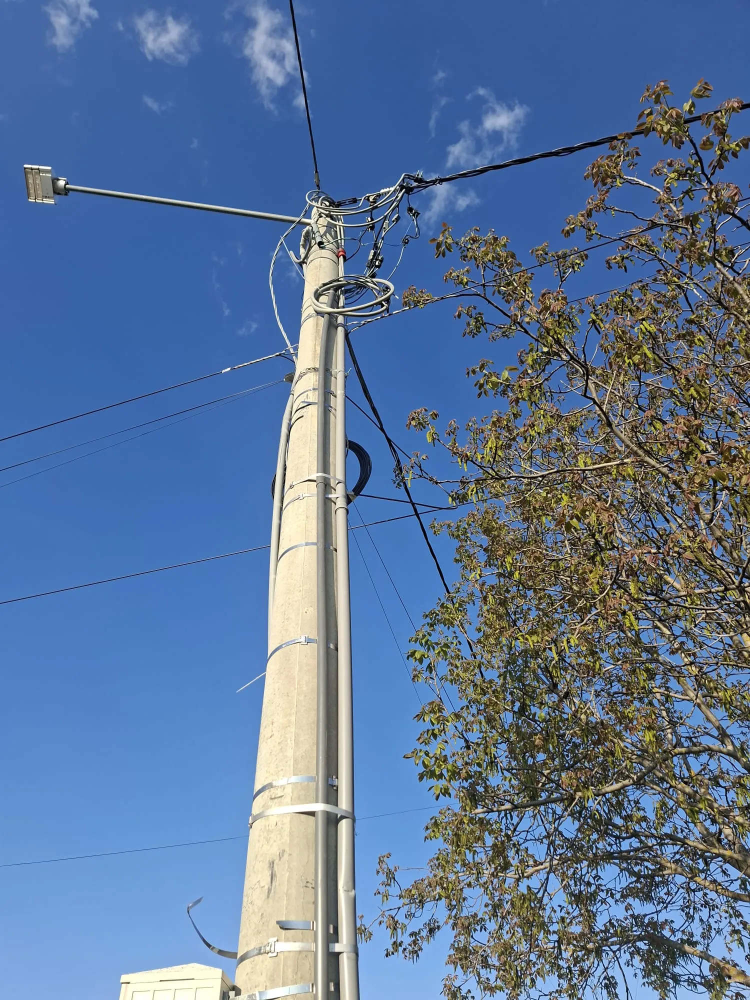 Branșament electric aerian cu cablu torsadat